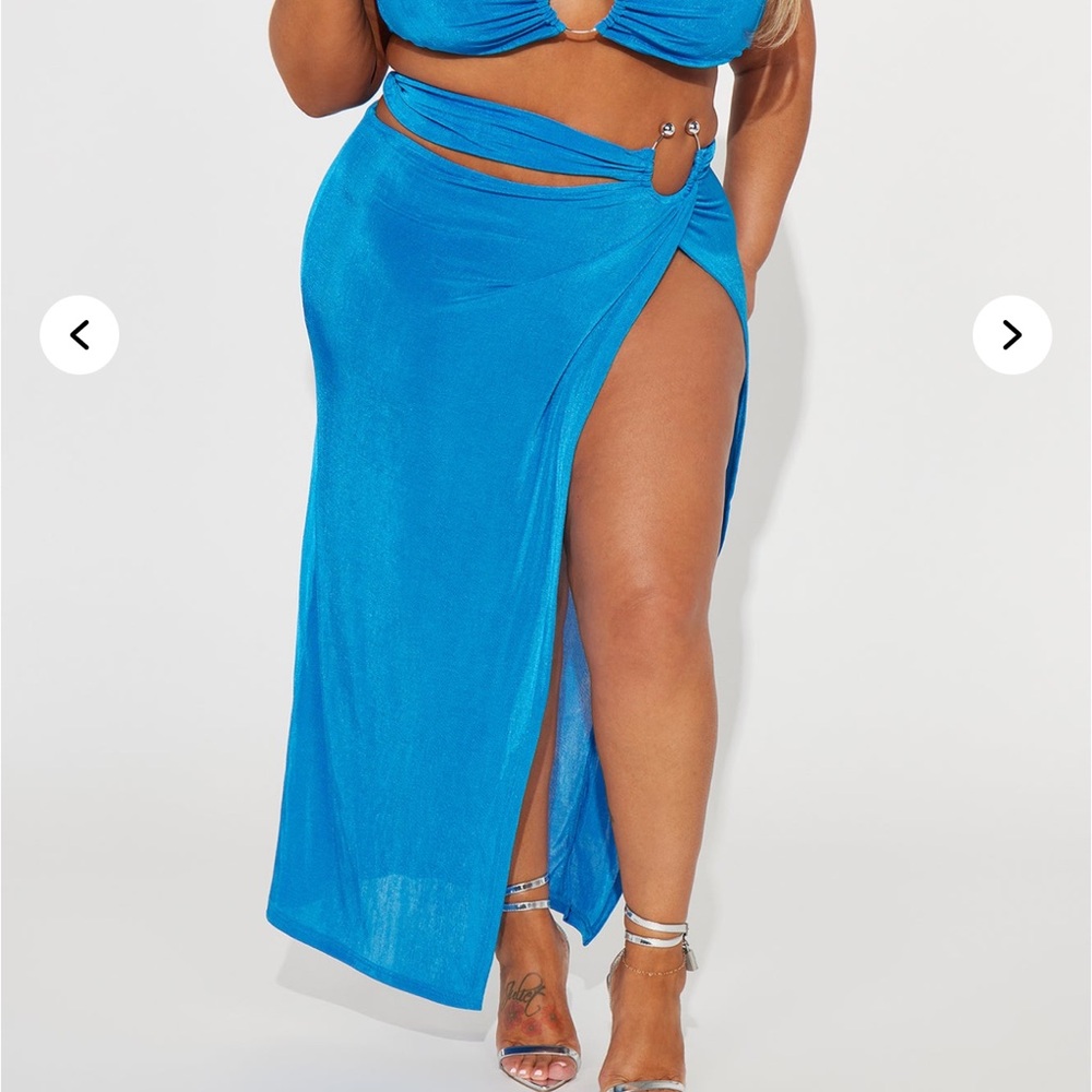 Vibrant Blue Two-Piece Set